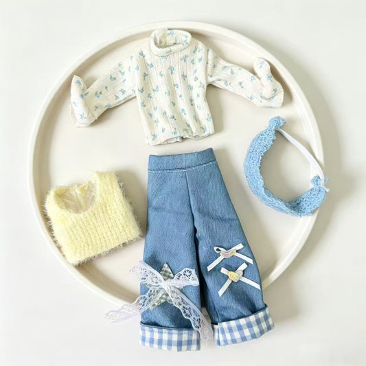 Lemon Breeze Bluebell Doll Dress